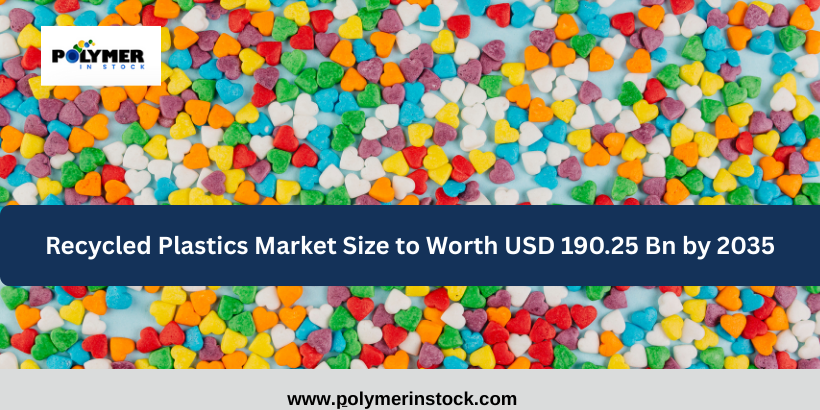 Recycled Plastics Market Size to Worth USD 190.25 Bn by 2035: Driving Sustainable Growth in the Polymer Industry