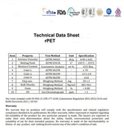 R-PET Industrial Garde White Granules P03