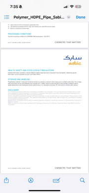Sabic HDPE Pipe photo 2