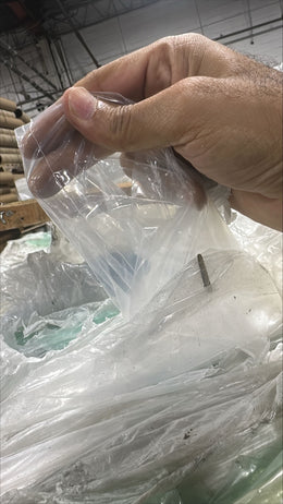 PE Lumps Clear Neck