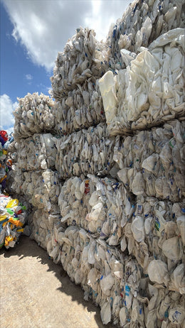 HDPE Milk Bottles in Bales
