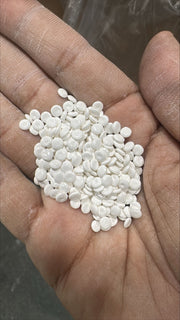 PP White Recycled Granules