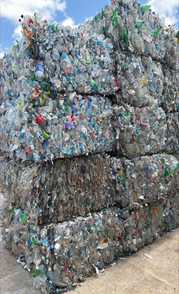 PET Bottles in Bales