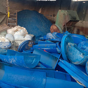 HDPE Blue Drum Regrind