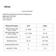 LDPE Film Grade Granules Natural Color