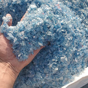 PC Regrinds from Clean PC Bottles without Labels and Stickers