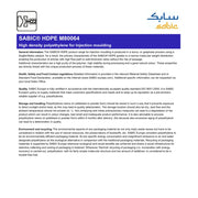SABIC® HDPE M80064