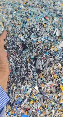 Credit card regrind (PVC)