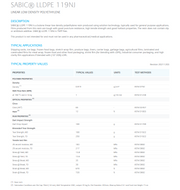 LLDPE 119NJ