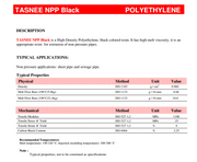 NPP Black HDPE