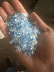 Pet Flakes Blue Color