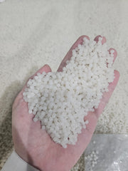 Secondary PP granules made from powder