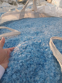 PC Regrind Blue Color