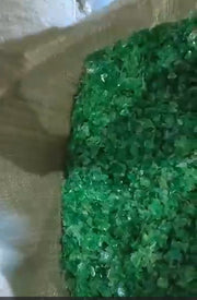 Cold Washed Green PET  Flakes
