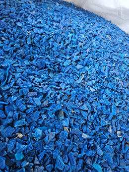 HDPE Blue Drum Regrind