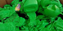 HDPE Blow Molding Frac. Melt Mixed Color Purge/Lumps