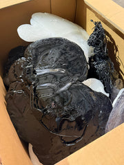 Mixed Automotive Purges | 65% PC-Clear/Black  Acrylic 15% | PC/ABS 10% PBT 10%