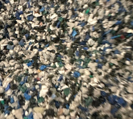 HDPE Bottle Regrind Mixed Color Post Industrial with around 5% PP bottle caps